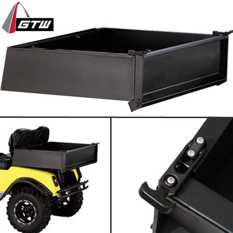 cover for gtw black steel cargo box|Amazon.com: GTW Golf Cart Cargo Box (Black Steel) .